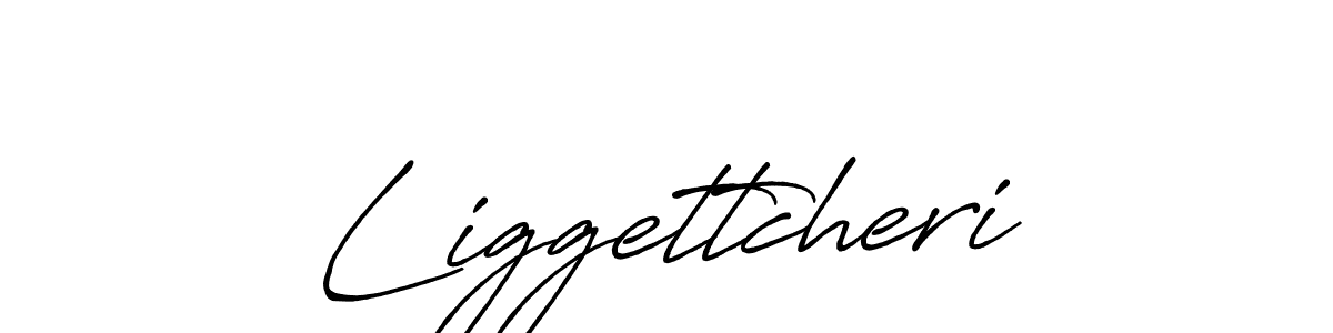 Make a beautiful signature design for name Liggettcheri. With this signature (Antro_Vectra_Bolder) style, you can create a handwritten signature for free. Liggettcheri signature style 7 images and pictures png