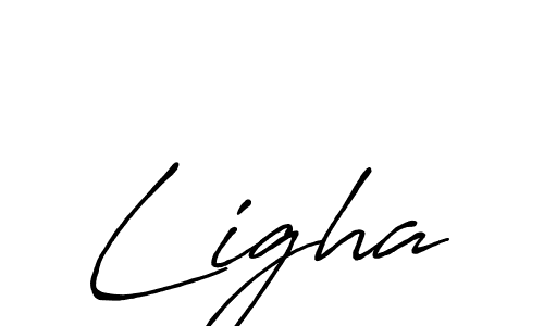 Make a beautiful signature design for name Ligha. With this signature (Antro_Vectra_Bolder) style, you can create a handwritten signature for free. Ligha signature style 7 images and pictures png