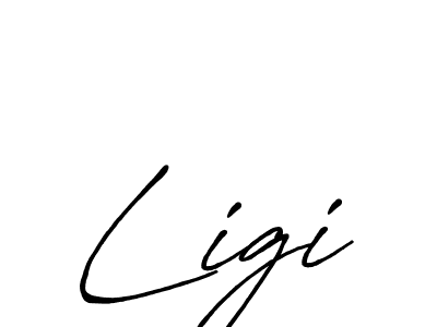 Ligi stylish signature style. Best Handwritten Sign (Antro_Vectra_Bolder) for my name. Handwritten Signature Collection Ideas for my name Ligi. Ligi signature style 7 images and pictures png