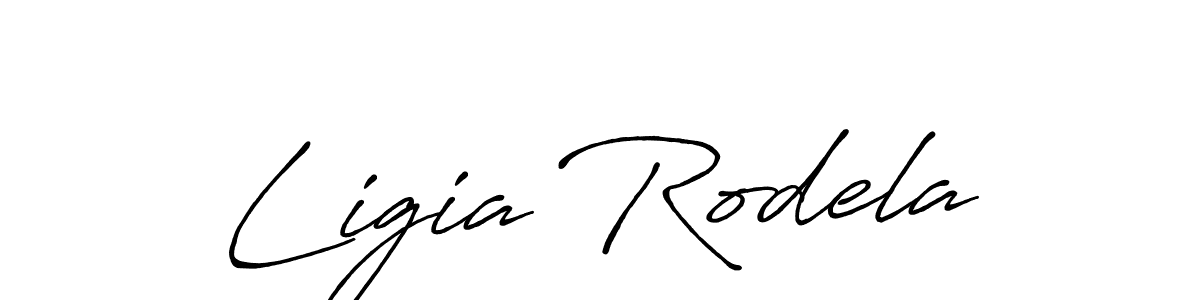 It looks lik you need a new signature style for name Ligia Rodela. Design unique handwritten (Antro_Vectra_Bolder) signature with our free signature maker in just a few clicks. Ligia Rodela signature style 7 images and pictures png