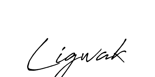 Design your own signature with our free online signature maker. With this signature software, you can create a handwritten (Antro_Vectra_Bolder) signature for name Ligwak. Ligwak signature style 7 images and pictures png