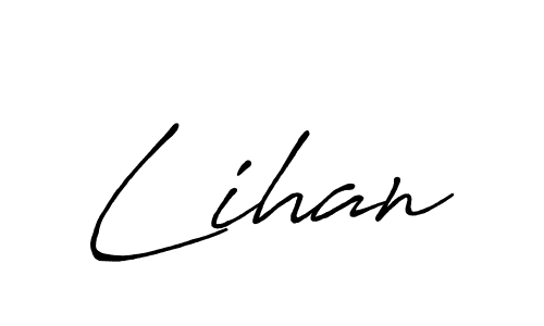 The best way (Antro_Vectra_Bolder) to make a short signature is to pick only two or three words in your name. The name Lihan include a total of six letters. For converting this name. Lihan signature style 7 images and pictures png