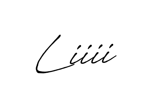 Antro_Vectra_Bolder is a professional signature style that is perfect for those who want to add a touch of class to their signature. It is also a great choice for those who want to make their signature more unique. Get Liiii name to fancy signature for free. Liiii signature style 7 images and pictures png