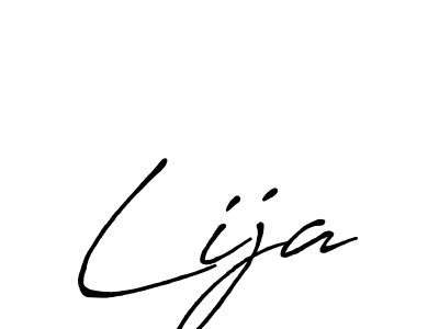 Once you've used our free online signature maker to create your best signature Antro_Vectra_Bolder style, it's time to enjoy all of the benefits that Lija name signing documents. Lija signature style 7 images and pictures png