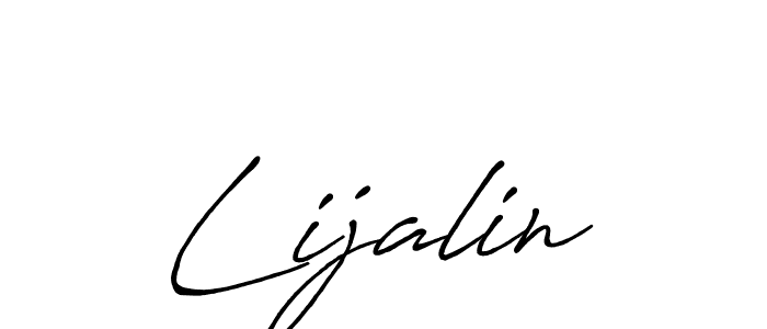 Similarly Antro_Vectra_Bolder is the best handwritten signature design. Signature creator online .You can use it as an online autograph creator for name Lijalin. Lijalin signature style 7 images and pictures png