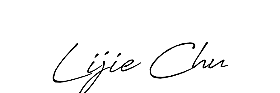 Also we have Lijie Chu name is the best signature style. Create professional handwritten signature collection using Antro_Vectra_Bolder autograph style. Lijie Chu signature style 7 images and pictures png