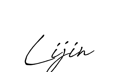 if you are searching for the best signature style for your name Lijin. so please give up your signature search. here we have designed multiple signature styles  using Antro_Vectra_Bolder. Lijin signature style 7 images and pictures png