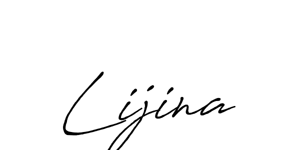 It looks lik you need a new signature style for name Lijina. Design unique handwritten (Antro_Vectra_Bolder) signature with our free signature maker in just a few clicks. Lijina signature style 7 images and pictures png