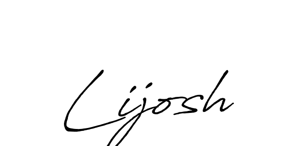 It looks lik you need a new signature style for name Lijosh. Design unique handwritten (Antro_Vectra_Bolder) signature with our free signature maker in just a few clicks. Lijosh signature style 7 images and pictures png