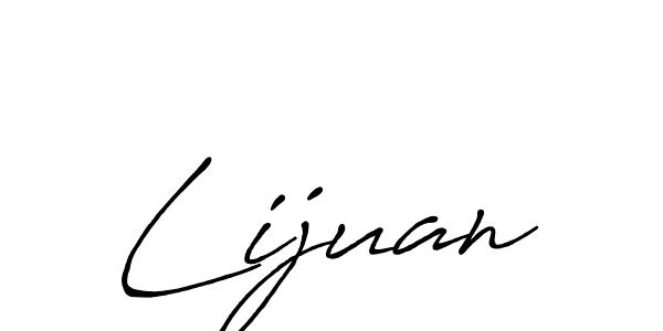 How to make Lijuan name signature. Use Antro_Vectra_Bolder style for creating short signs online. This is the latest handwritten sign. Lijuan signature style 7 images and pictures png