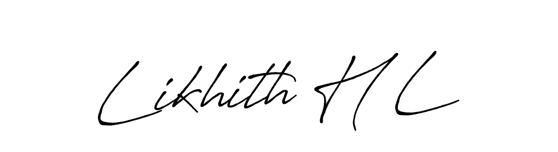 You can use this online signature creator to create a handwritten signature for the name Likhith H L. This is the best online autograph maker. Likhith H L signature style 7 images and pictures png