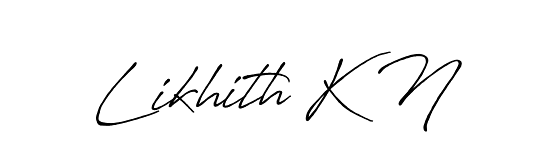 Once you've used our free online signature maker to create your best signature Antro_Vectra_Bolder style, it's time to enjoy all of the benefits that Likhith K N name signing documents. Likhith K N signature style 7 images and pictures png