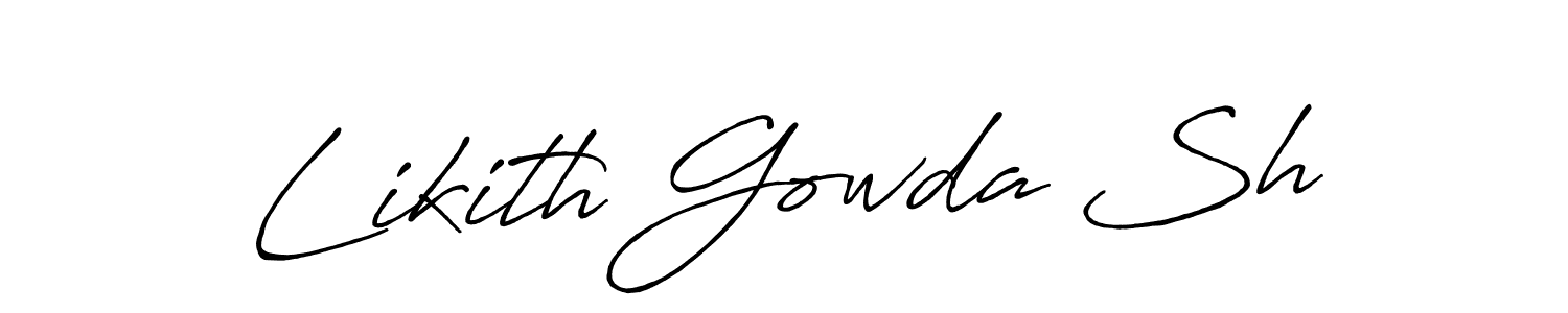 Best and Professional Signature Style for Likith Gowda Sh. Antro_Vectra_Bolder Best Signature Style Collection. Likith Gowda Sh signature style 7 images and pictures png