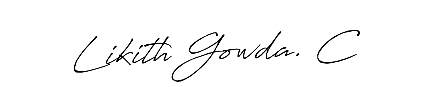 You can use this online signature creator to create a handwritten signature for the name Likith Gowda. C. This is the best online autograph maker. Likith Gowda. C signature style 7 images and pictures png