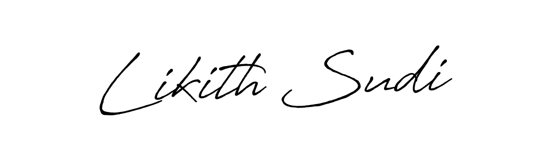 Make a beautiful signature design for name Likith Sudi. Use this online signature maker to create a handwritten signature for free. Likith Sudi signature style 7 images and pictures png