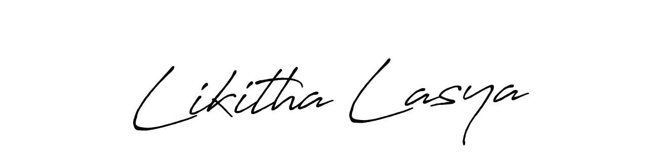 Make a short Likitha Lasya signature style. Manage your documents anywhere anytime using Antro_Vectra_Bolder. Create and add eSignatures, submit forms, share and send files easily. Likitha Lasya signature style 7 images and pictures png