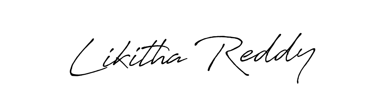 Also You can easily find your signature by using the search form. We will create Likitha Reddy name handwritten signature images for you free of cost using Antro_Vectra_Bolder sign style. Likitha Reddy signature style 7 images and pictures png