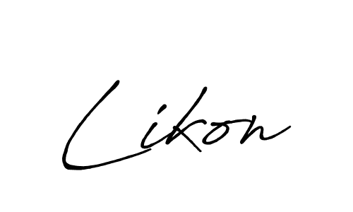 if you are searching for the best signature style for your name Likon. so please give up your signature search. here we have designed multiple signature styles  using Antro_Vectra_Bolder. Likon signature style 7 images and pictures png