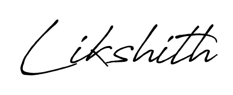 Explore multiple handwriting variations for Likshith including this stunning Antro_Vectra_Bolder design. Free to use across all platforms. Likshith signature style 7 images and pictures png