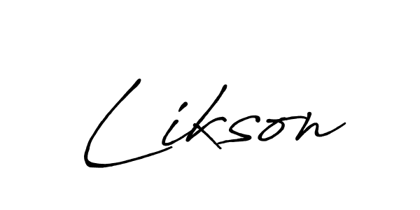 It looks lik you need a new signature style for name Likson. Design unique handwritten (Antro_Vectra_Bolder) signature with our free signature maker in just a few clicks. Likson signature style 7 images and pictures png