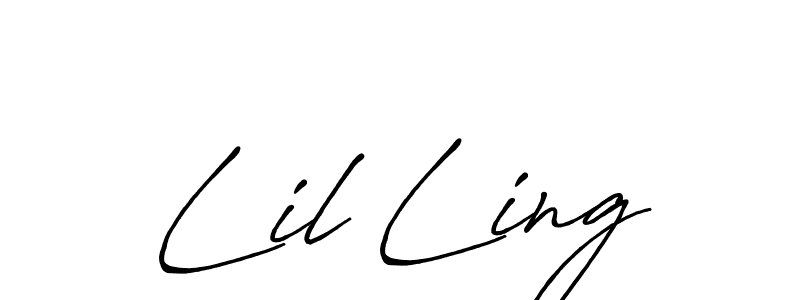 How to Draw Lil Ling signature style? Antro_Vectra_Bolder is a latest design signature styles for name Lil Ling. Lil Ling signature style 7 images and pictures png