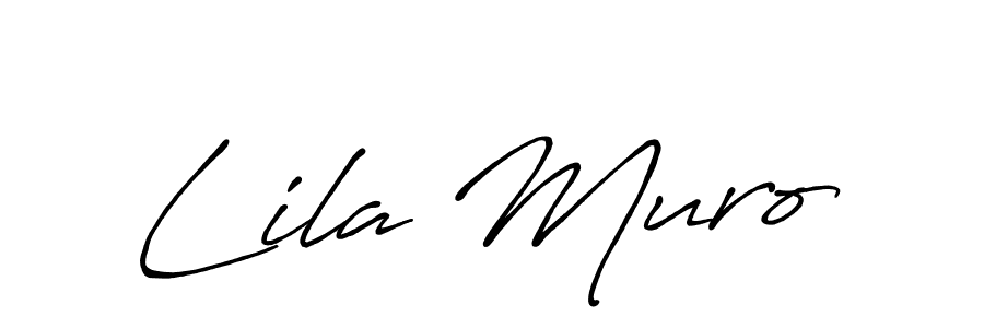 How to make Lila Muro signature? Antro_Vectra_Bolder is a professional autograph style. Create handwritten signature for Lila Muro name. Lila Muro signature style 7 images and pictures png