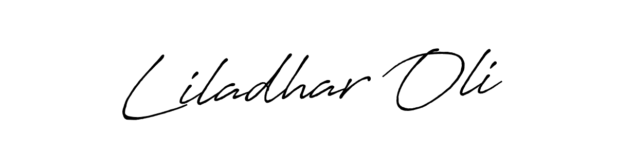 Make a beautiful signature design for name Liladhar Oli. Use this online signature maker to create a handwritten signature for free. Liladhar Oli signature style 7 images and pictures png