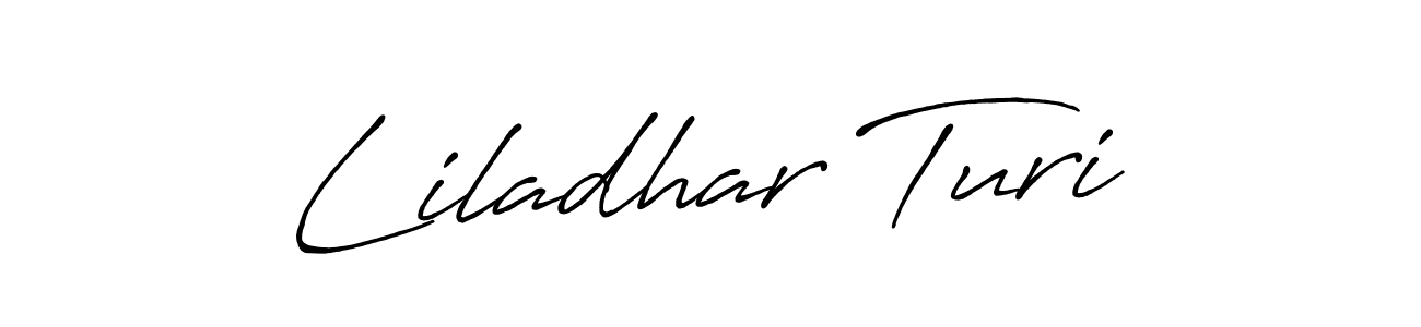 Also You can easily find your signature by using the search form. We will create Liladhar Turi name handwritten signature images for you free of cost using Antro_Vectra_Bolder sign style. Liladhar Turi signature style 7 images and pictures png