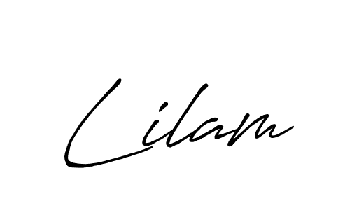 Use a signature maker to create a handwritten signature online. With this signature software, you can design (Antro_Vectra_Bolder) your own signature for name Lilam. Lilam signature style 7 images and pictures png