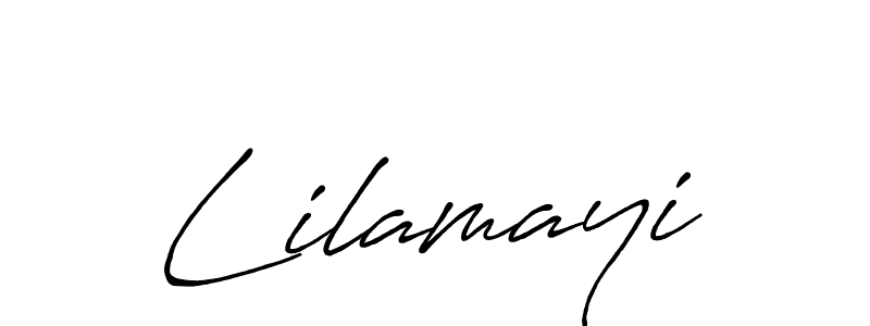 Lilamayi stylish signature style. Best Handwritten Sign (Antro_Vectra_Bolder) for my name. Handwritten Signature Collection Ideas for my name Lilamayi. Lilamayi signature style 7 images and pictures png