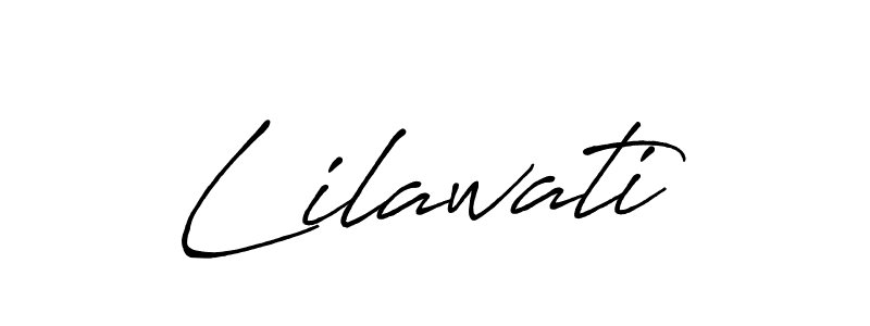 Also we have Lilawati name is the best signature style. Create professional handwritten signature collection using Antro_Vectra_Bolder autograph style. Lilawati signature style 7 images and pictures png