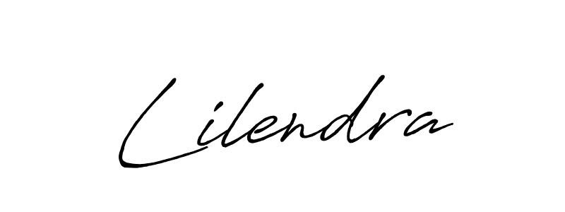 Lilendra stylish signature style. Best Handwritten Sign (Antro_Vectra_Bolder) for my name. Handwritten Signature Collection Ideas for my name Lilendra. Lilendra signature style 7 images and pictures png