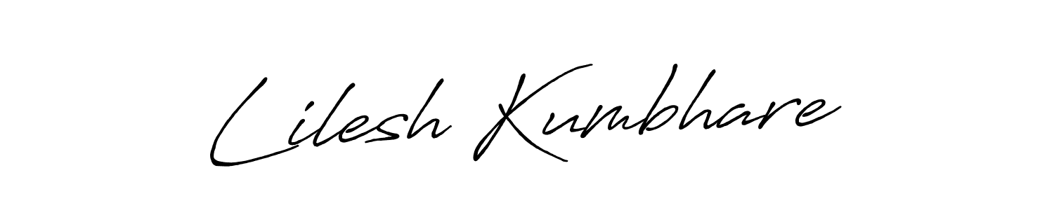 Make a short Lilesh Kumbhare signature style. Manage your documents anywhere anytime using Antro_Vectra_Bolder. Create and add eSignatures, submit forms, share and send files easily. Lilesh Kumbhare signature style 7 images and pictures png