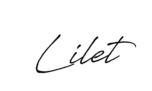 Create a beautiful signature design for name Lilet. With this signature (Antro_Vectra_Bolder) fonts, you can make a handwritten signature for free. Lilet signature style 7 images and pictures png