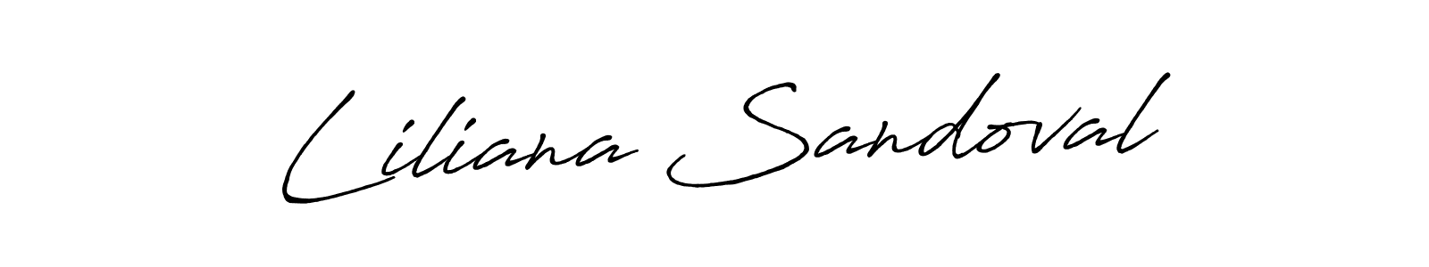 Make a short Liliana Sandoval signature style. Manage your documents anywhere anytime using Antro_Vectra_Bolder. Create and add eSignatures, submit forms, share and send files easily. Liliana Sandoval signature style 7 images and pictures png