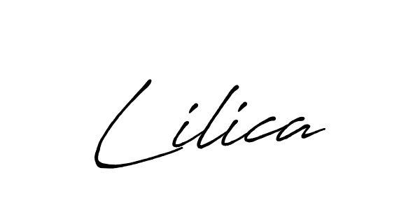 Antro_Vectra_Bolder is a professional signature style that is perfect for those who want to add a touch of class to their signature. It is also a great choice for those who want to make their signature more unique. Get Lilica name to fancy signature for free. Lilica signature style 7 images and pictures png