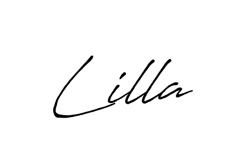 Make a beautiful signature design for name Lilla. Use this online signature maker to create a handwritten signature for free. Lilla signature style 7 images and pictures png