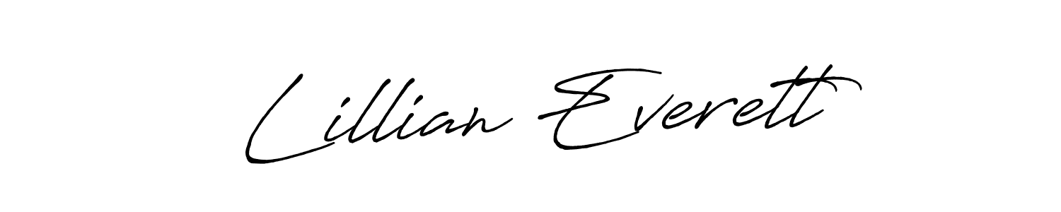Make a short Lillian Everett signature style. Manage your documents anywhere anytime using Antro_Vectra_Bolder. Create and add eSignatures, submit forms, share and send files easily. Lillian Everett signature style 7 images and pictures png