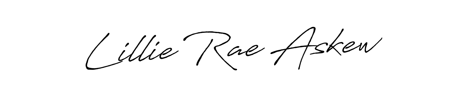 Design your own signature with our free online signature maker. With this signature software, you can create a handwritten (Antro_Vectra_Bolder) signature for name Lillie Rae Askew. Lillie Rae Askew signature style 7 images and pictures png