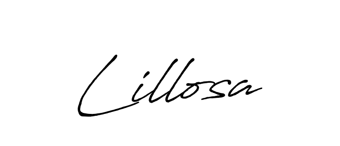 Also You can easily find your signature by using the search form. We will create Lillosa name handwritten signature images for you free of cost using Antro_Vectra_Bolder sign style. Lillosa signature style 7 images and pictures png