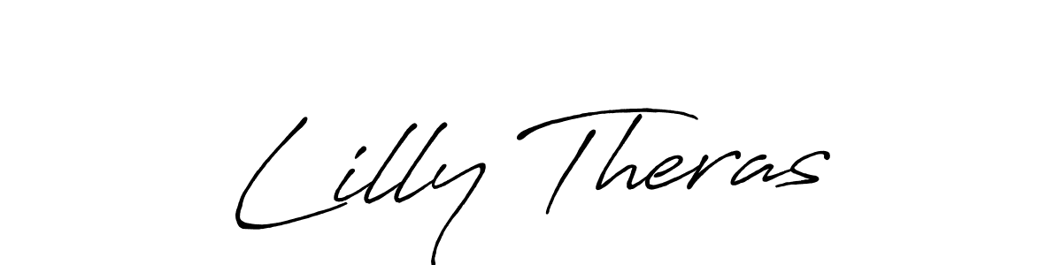 if you are searching for the best signature style for your name Lilly Theras. so please give up your signature search. here we have designed multiple signature styles  using Antro_Vectra_Bolder. Lilly Theras signature style 7 images and pictures png