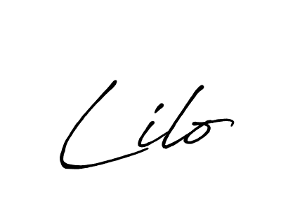 Also we have Lilo name is the best signature style. Create professional handwritten signature collection using Antro_Vectra_Bolder autograph style. Lilo signature style 7 images and pictures png