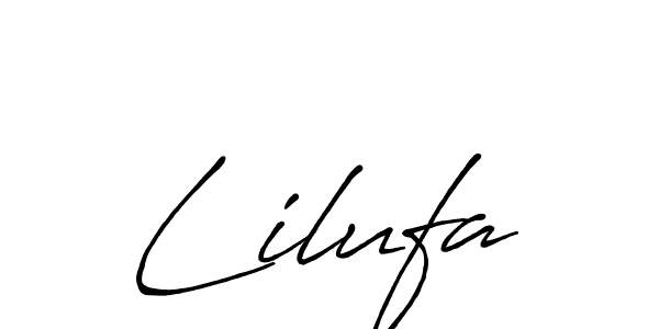 How to make Lilufa name signature. Use Antro_Vectra_Bolder style for creating short signs online. This is the latest handwritten sign. Lilufa signature style 7 images and pictures png