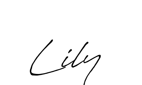 Also You can easily find your signature by using the search form. We will create Lily  name handwritten signature images for you free of cost using Antro_Vectra_Bolder sign style. Lily  signature style 7 images and pictures png