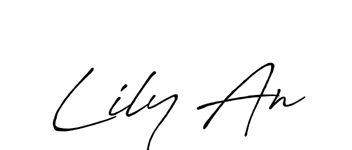 Make a short Lily An signature style. Manage your documents anywhere anytime using Antro_Vectra_Bolder. Create and add eSignatures, submit forms, share and send files easily. Lily An signature style 7 images and pictures png
