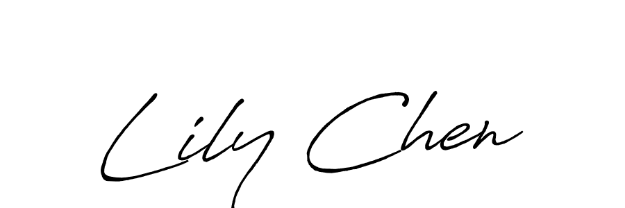 Once you've used our free online signature maker to create your best signature Antro_Vectra_Bolder style, it's time to enjoy all of the benefits that Lily Chen name signing documents. Lily Chen signature style 7 images and pictures png