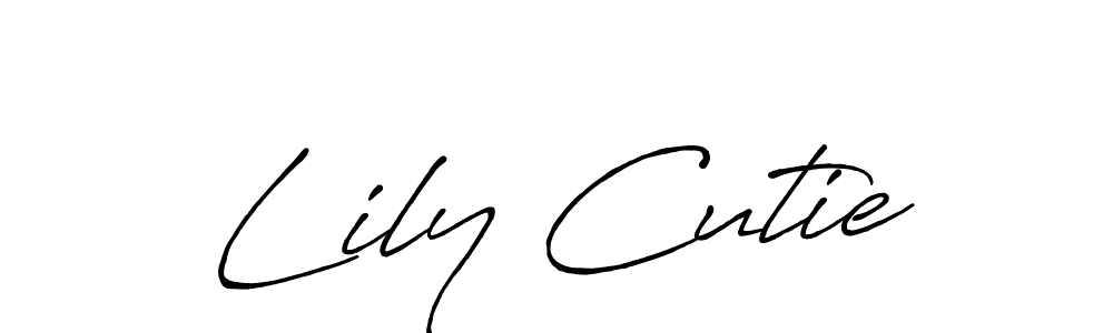 Once you've used our free online signature maker to create your best signature Antro_Vectra_Bolder style, it's time to enjoy all of the benefits that Lily Cutie name signing documents. Lily Cutie signature style 7 images and pictures png