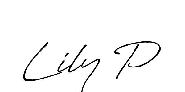 Make a short Lily P signature style. Manage your documents anywhere anytime using Antro_Vectra_Bolder. Create and add eSignatures, submit forms, share and send files easily. Lily P signature style 7 images and pictures png