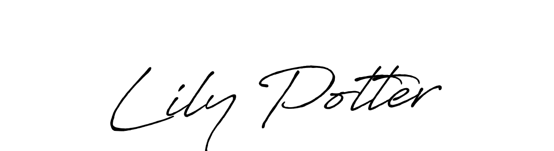 The best way (Antro_Vectra_Bolder) to make a short signature is to pick only two or three words in your name. The name Lily Potter include a total of six letters. For converting this name. Lily Potter signature style 7 images and pictures png
