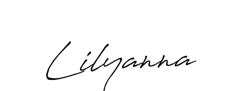 It looks lik you need a new signature style for name Lilyanna. Design unique handwritten (Antro_Vectra_Bolder) signature with our free signature maker in just a few clicks. Lilyanna signature style 7 images and pictures png